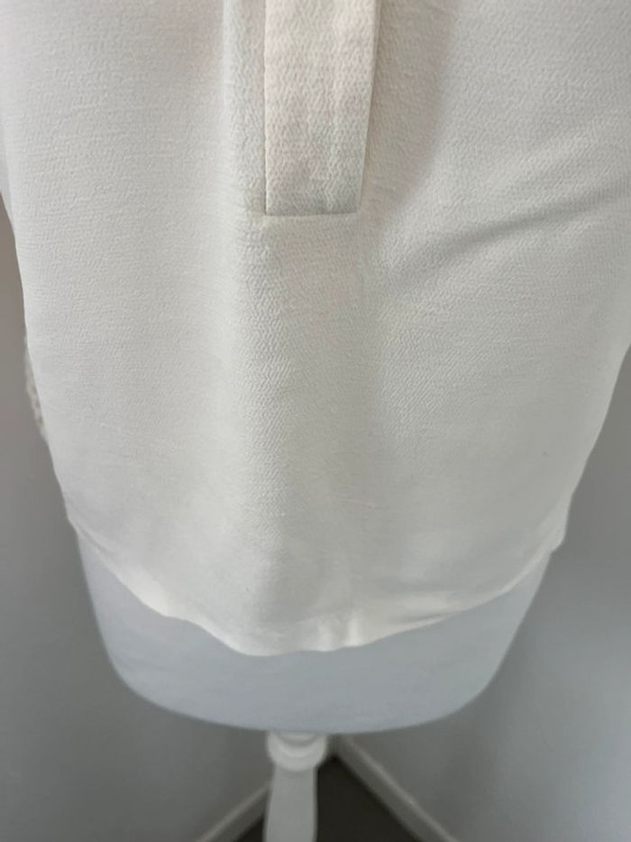 Blouse écrue et ajourée Sandro S - photo numéro 2