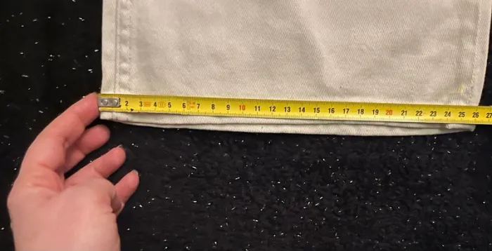 Pantalon en twill modèle flare low waist T46 =EU44 - photo numéro 8