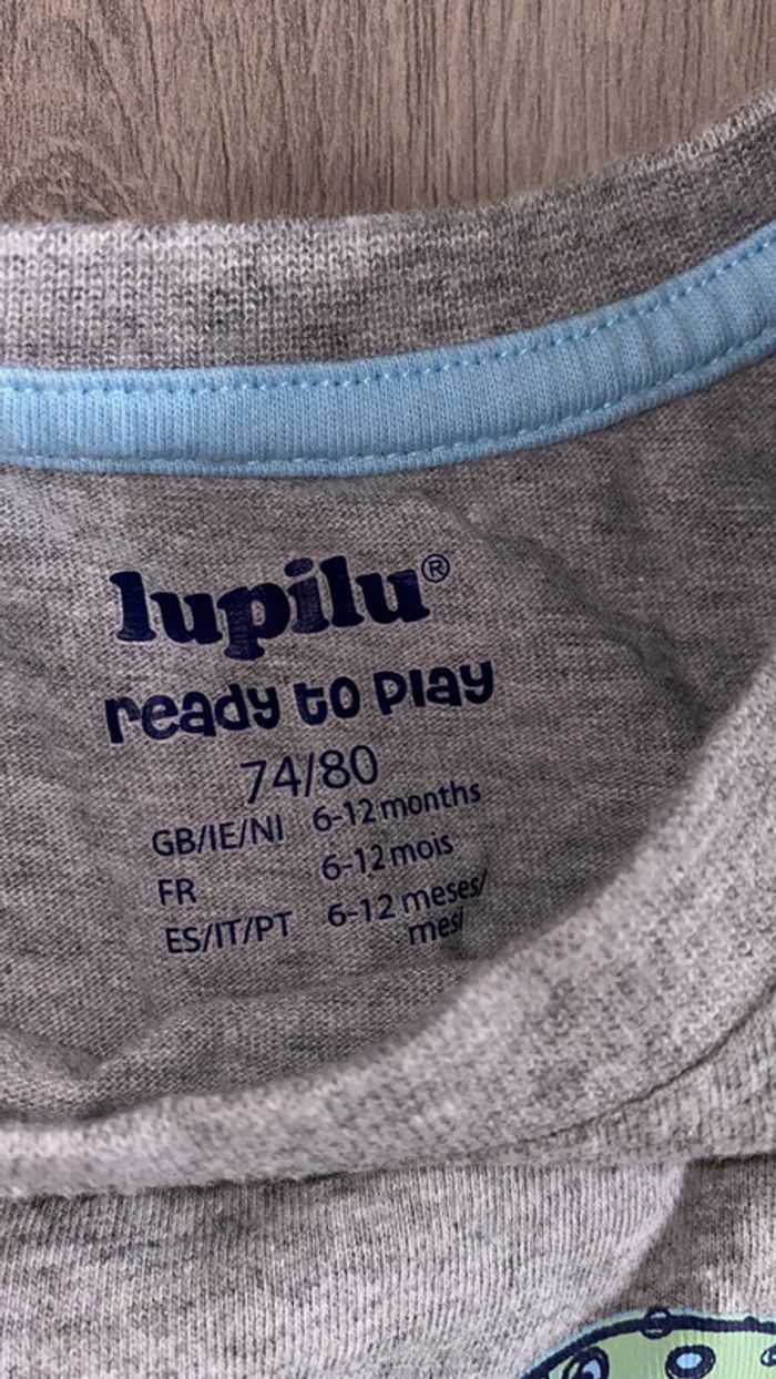 Lot t-shirt garçon dinosaures crocodile - photo numéro 4