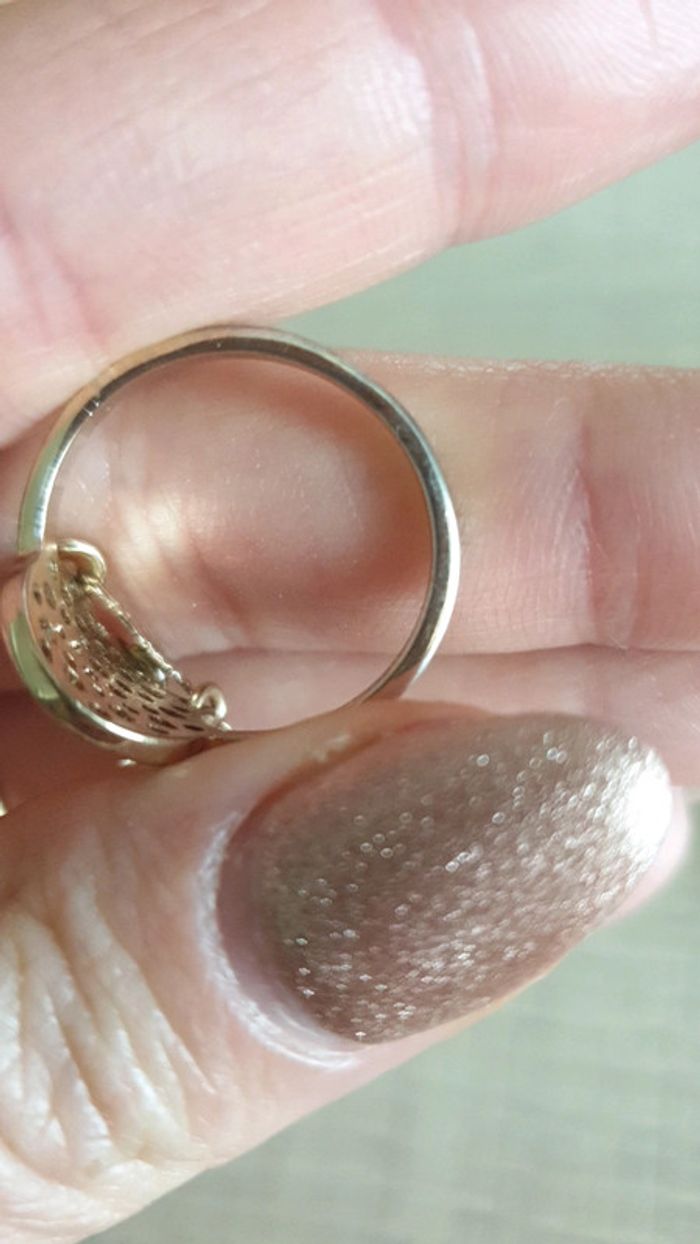 Bague attrape rêve dorée - photo numéro 5