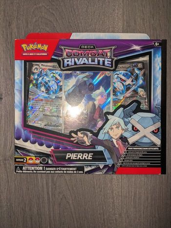 Pokémon deck combat rivalité pierre neuf scellé 