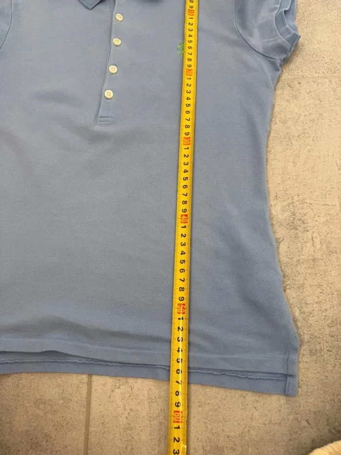 Polo Ralph Lauren femme bleu clair taile M très bon état - photo numéro 6