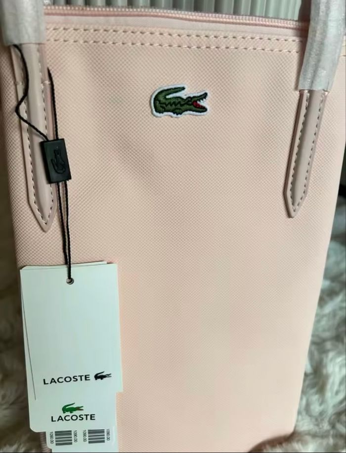 Sac Lacoste femme Rose - photo numéro 4