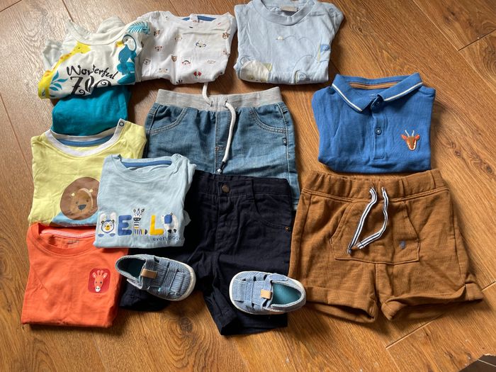 Lot de vêtements été bébé garçon 9-12M