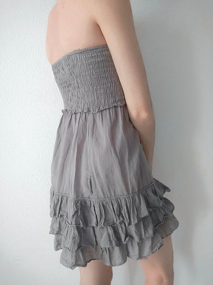 2 en 1 Robe bustier & Jupe droite gros volant vintage - 34/XS à 40/L - photo numéro 8