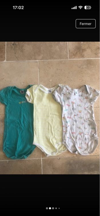 Lot de 3 bodies 24 mois 