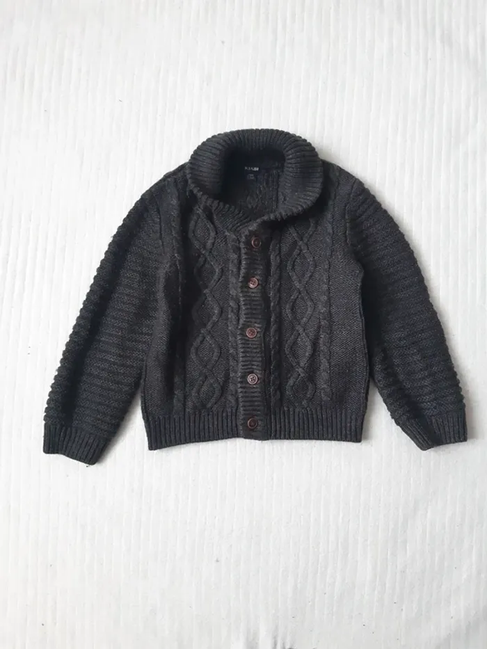 Gilet torsadé Kiabi 24 mois