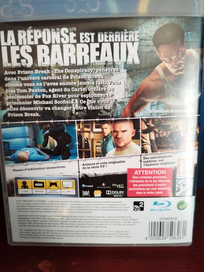 Prison break the conspiracy ps3. - photo numéro 3