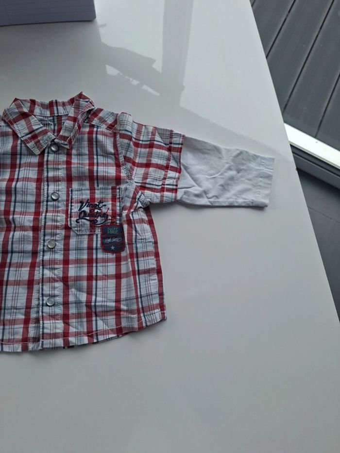 Chemise manches longues 8 mois Sucre d'orge - photo numéro 3