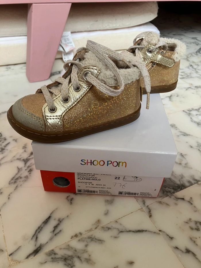 Chaussures Shoopom Bouba Zip Hair comme neuves