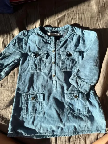 Robe en velours Pauline B. 18m