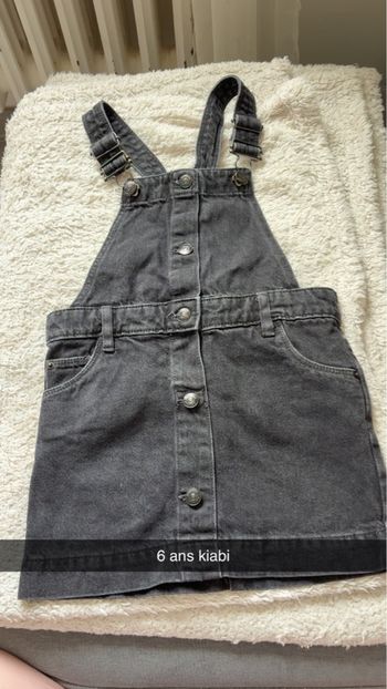 Robe salopette fille