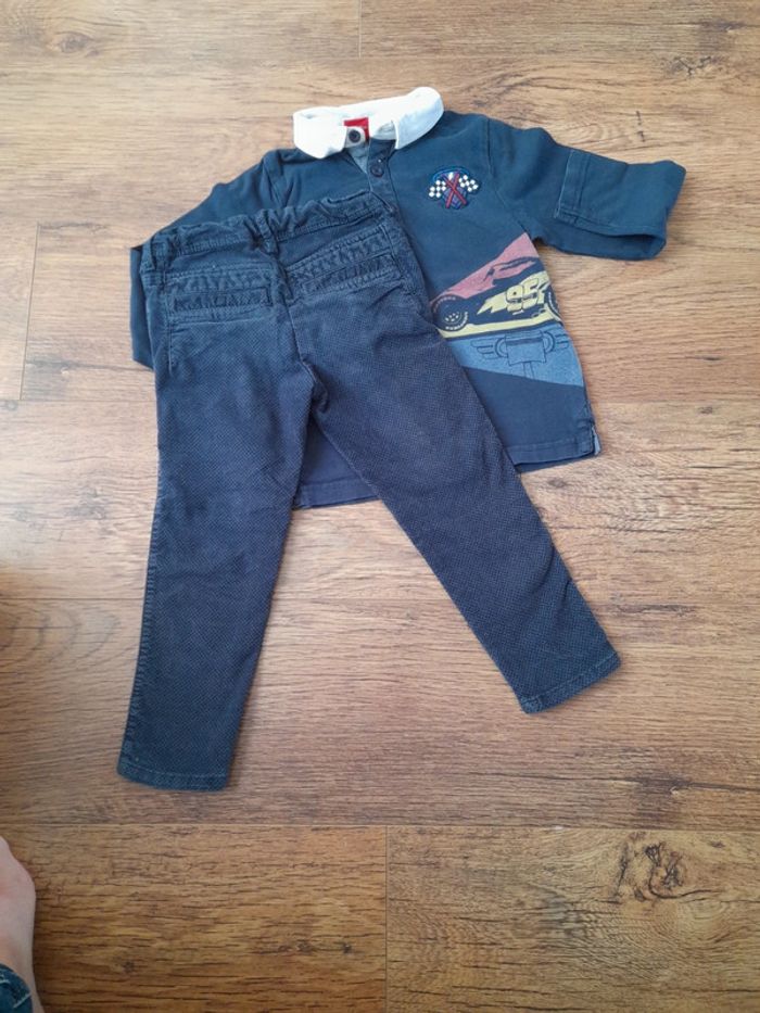 Ensemble polo pantalon cars okaidi - photo numéro 6