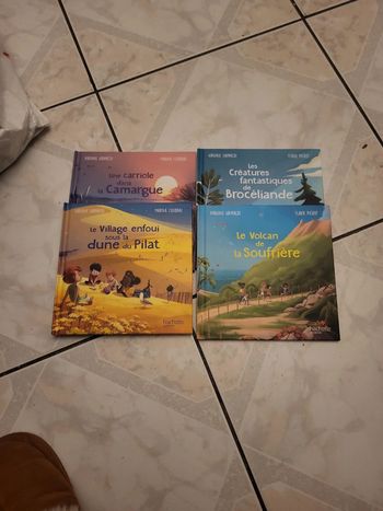 Lot de 4 livres merveilles du monde