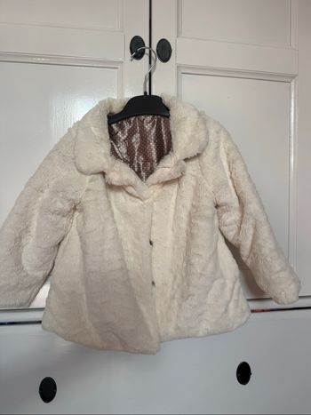 Manteau doux fille 24-36 mois