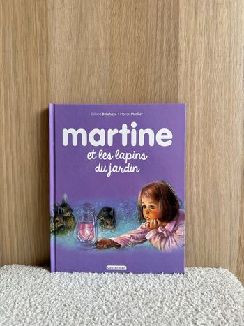 Livre Martine et les lapins du jardin