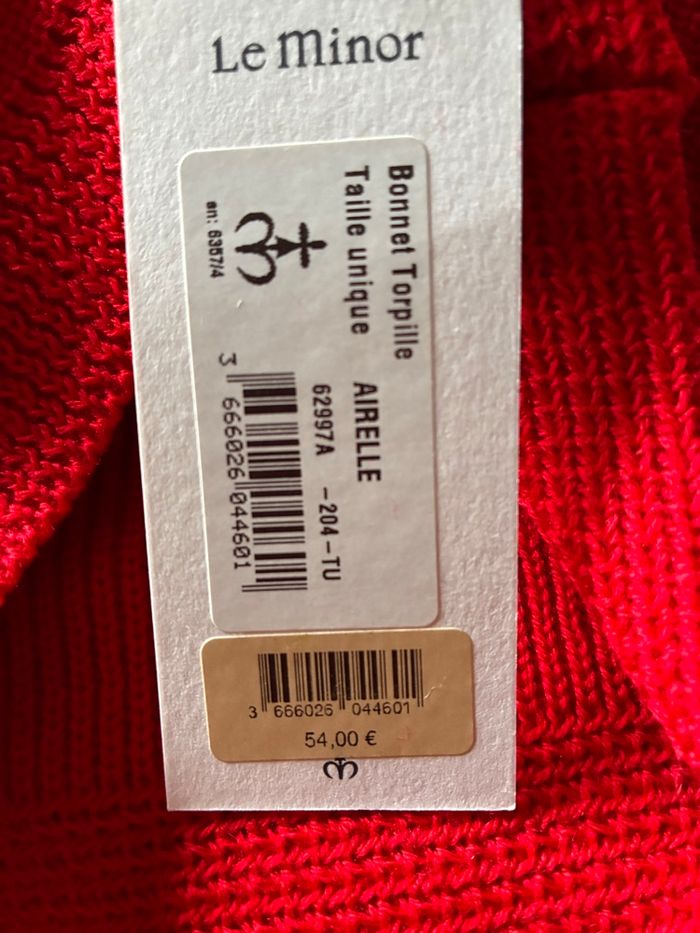 Bonnet marin rouge - photo numéro 3