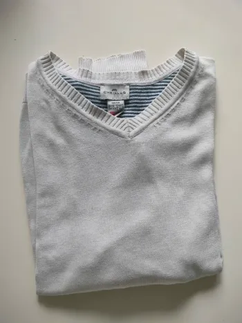 Pull beige Cyrillus 10ans