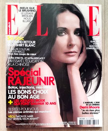 Magazine Elle n°3397 février 2011 spécial Demi Moore et Rajeunir