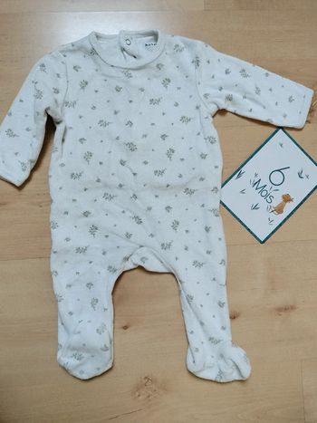 Pyjama velours 6M