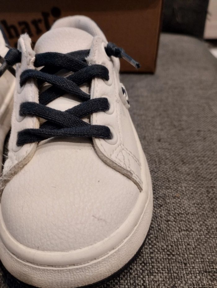 Basket blanche lacets élastiques - photo numéro 3