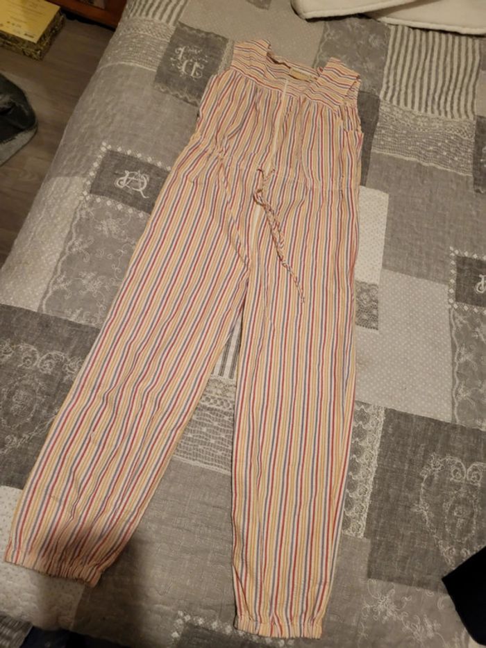 Combinaison à rayures 6 ans - photo numéro 4