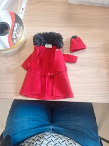 Manteau et bonnet vintage hiver