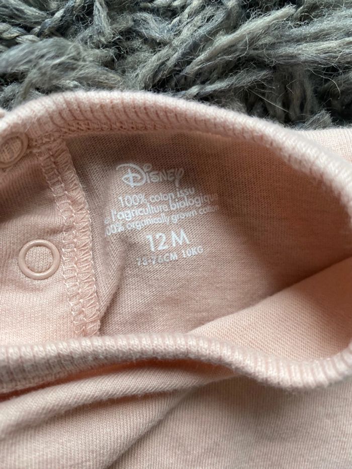 Tee-shirt manche longue Minnie Disney 12 mois - photo numéro 3