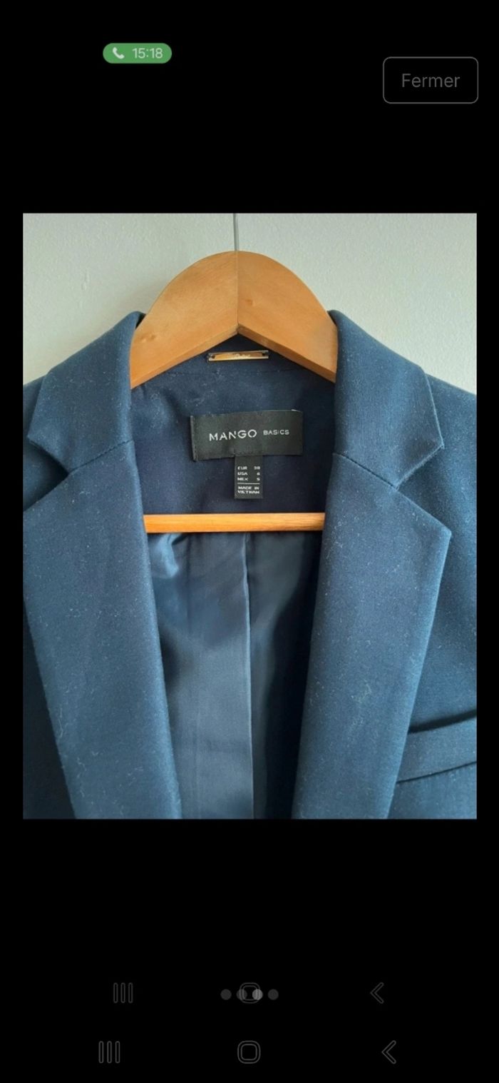 Blazer bleu marine - photo numéro 3