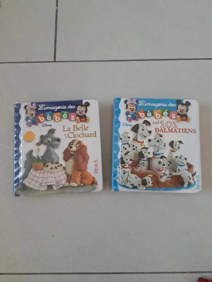 Lot de 2 livres l'imagerie des bébé