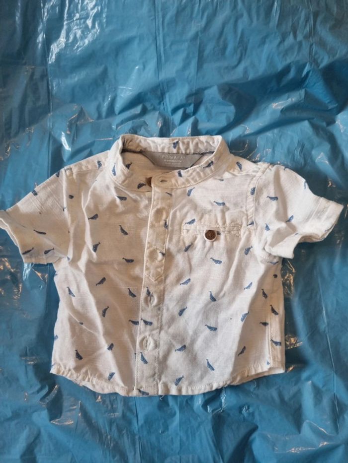 Lot 2 chemises bébé 3 mois Primark – quasi neuves - photo numéro 2