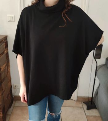 Haut Mim col montant noir L (112)