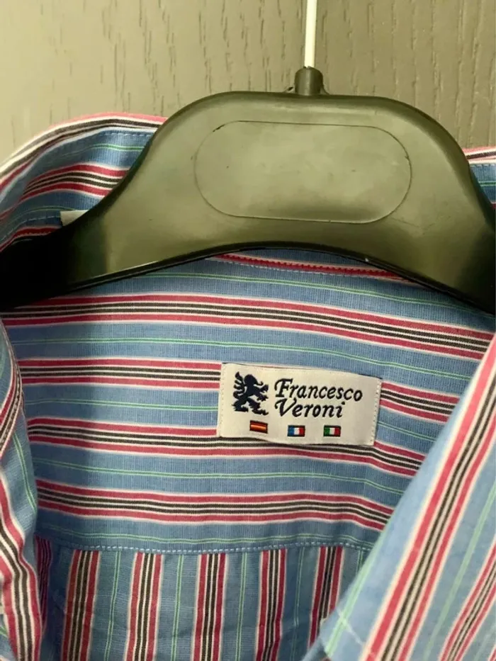 Chemise homme manches courtes - Francesco Veroni - photo numéro 2