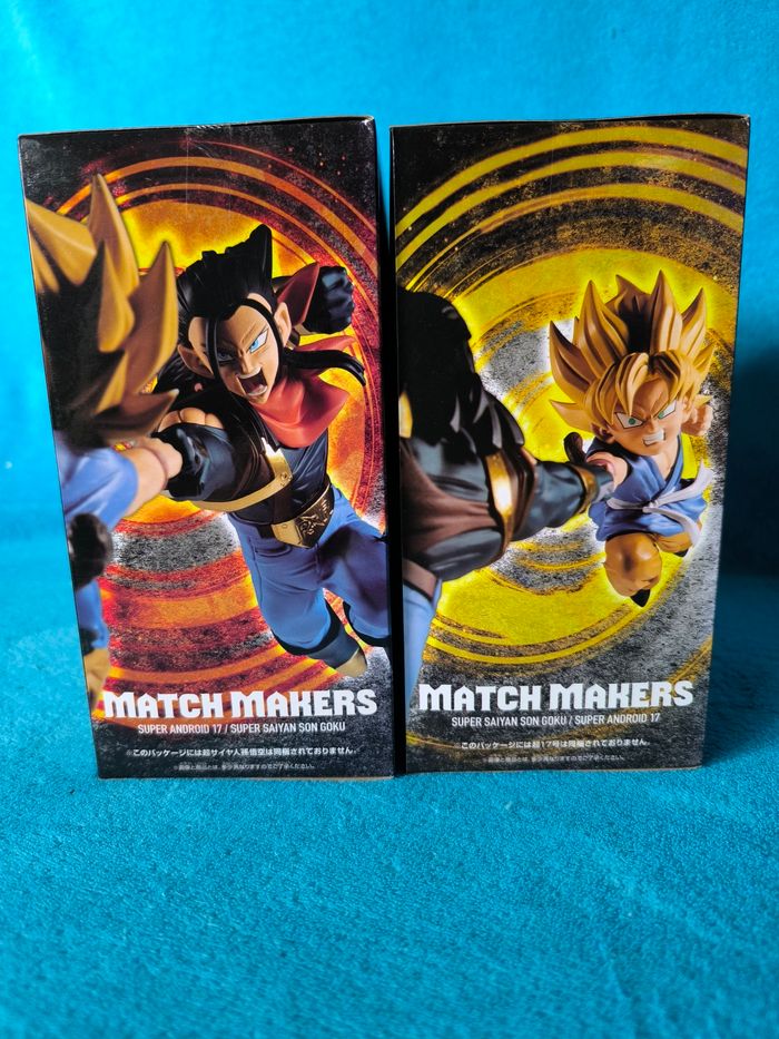 Lot figurines Dragon Ball GT - Duo Match Makers - Super Android 17 & Son Goku Super Saiyan - photo numéro 4
