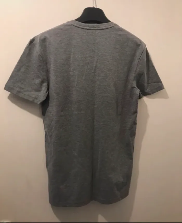 T-shirt celio les essentiels imprimé manches courtes gris noir taille S - photo numéro 2