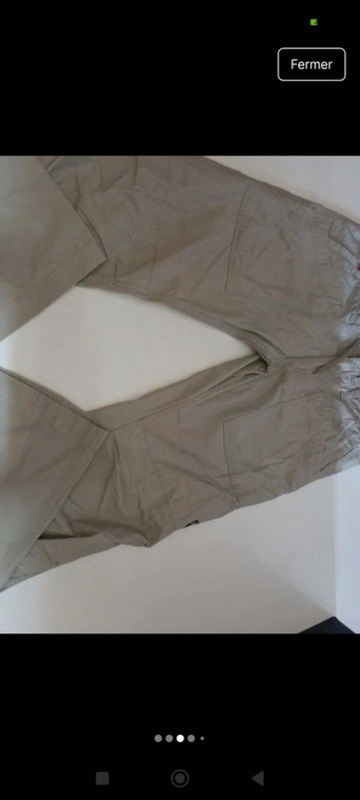 Pantalon jeans randonnée homme Quiksilver taille 46 jambes larges rétro vintage - photo numéro 3