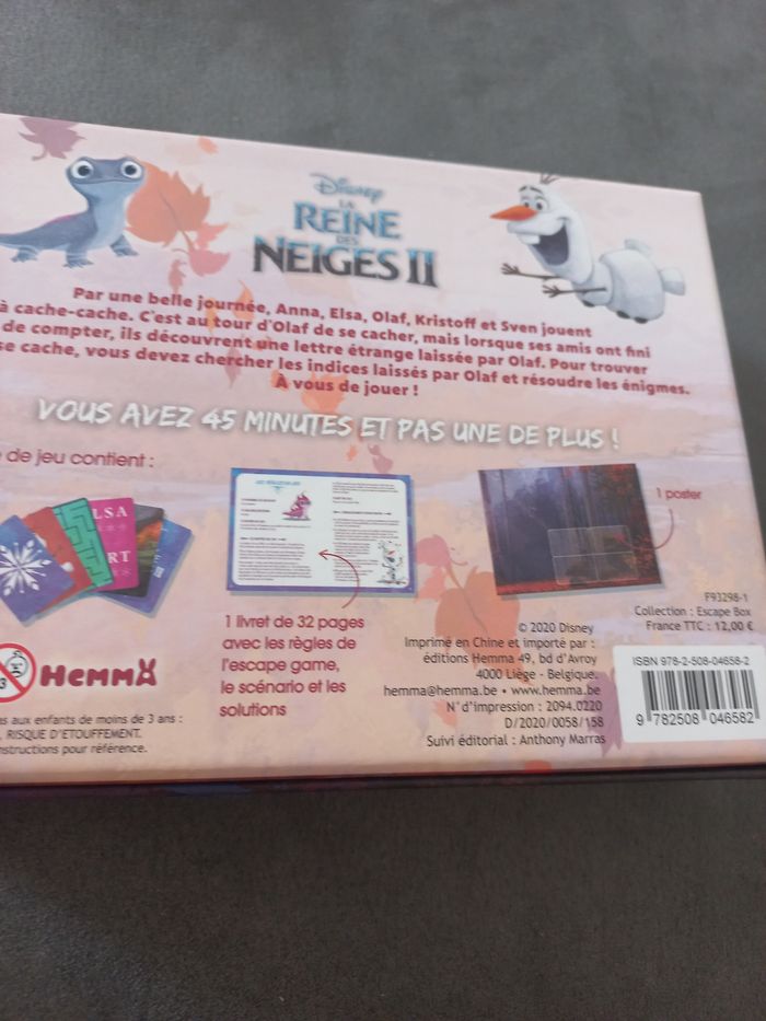 Escape box la reine des neiges 2 mystère à arendelle - photo numéro 3