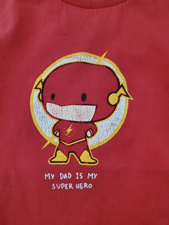 T shirt manches longues Flash 4 ans - photo numéro 2