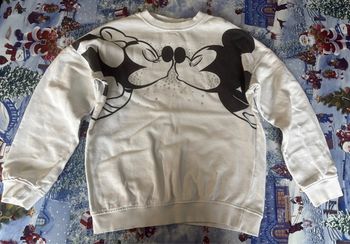 Pull Mickey et Minnie avec strass