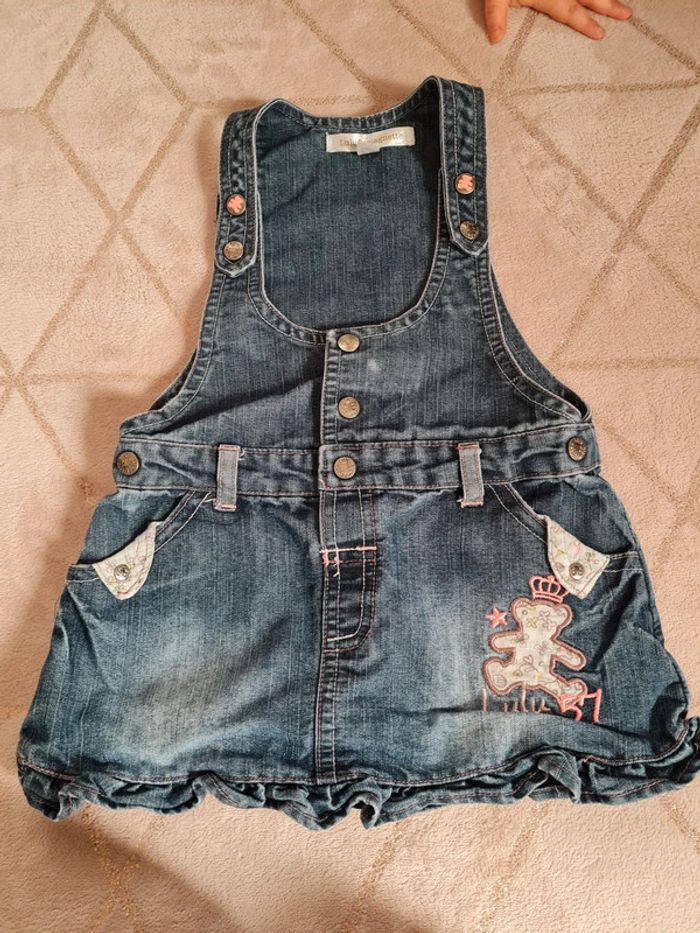 Robe en jeans fille 12 mois lulu castagnette