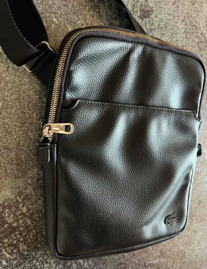 Sacoche bandoulière noire homme Lacoste Bolso bandolera hombre Borsa tracolla uomo Herren - photo numéro 6