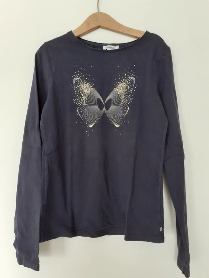 T-shirt fille 12 ans bleu Okaïdi