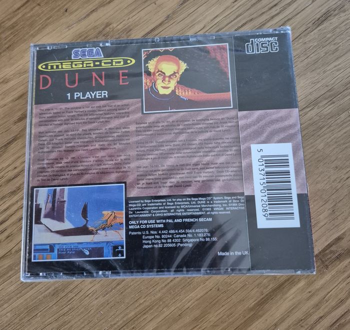 Jeu Sega Mega CD Dune Neuf Sous Blister version pal Fr / Euro - Rare - photo numéro 6