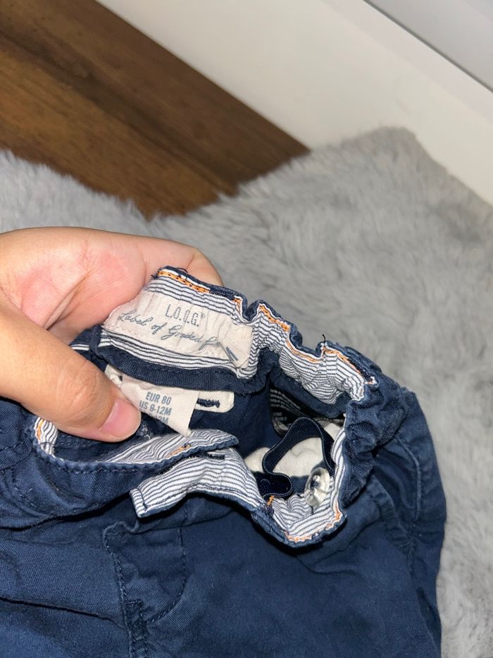 Pantalon bleu foncé - 12 mois - H&M - photo numéro 4