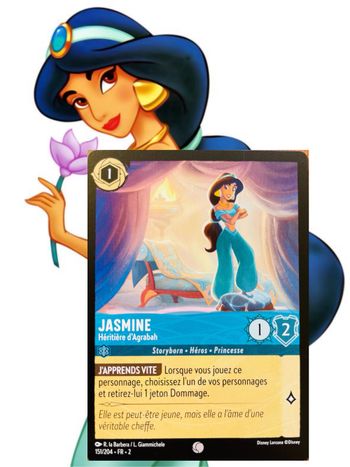 Carte Disney Lorcana Jasmine 151/204 FR2