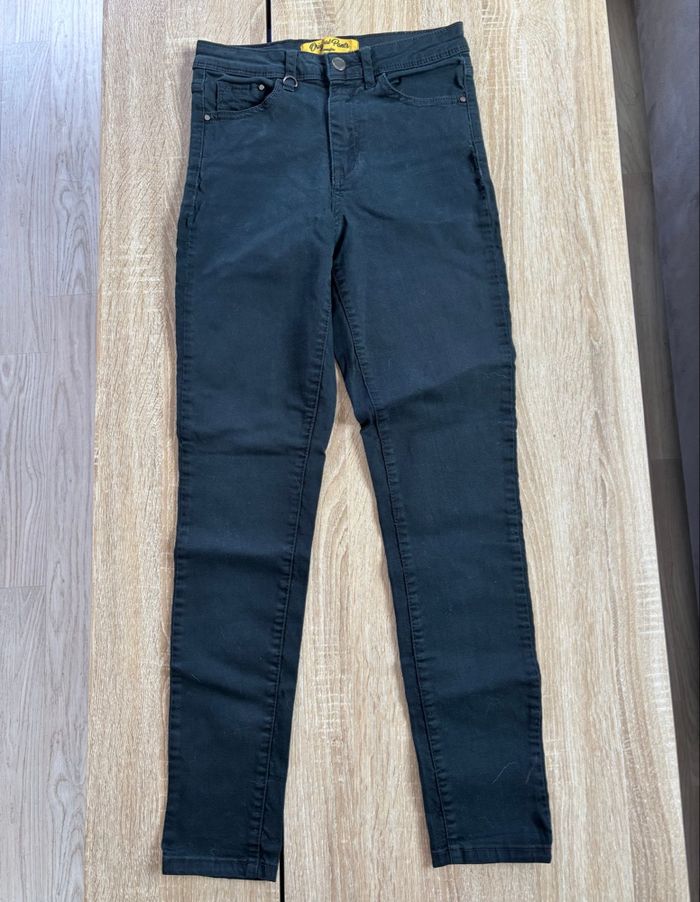 Jeans skinny taille haute noir Jennyfer très bon état - photo numéro 2