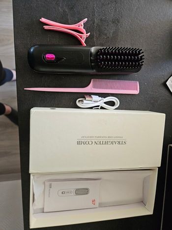 Brosse chauffante 