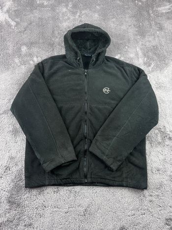 Veste polaire Nautica avec logo brodé noire taille M – Homme casual