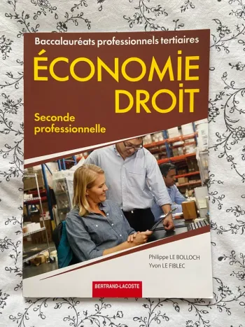 Livre économie droit seconde professionnelle
