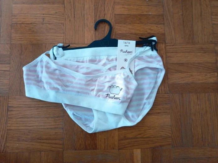 Ensemble brassière et culotte pusheen 14/ 16 ans - photo numéro 2